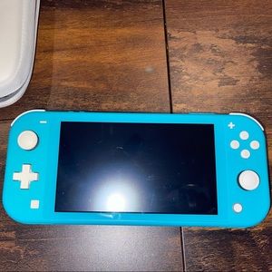 Nintendo switch lite in turquoise